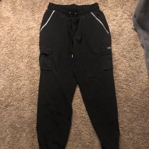 Nine West reflective black joggers